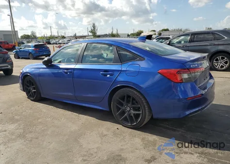 2022 Honda Civic Sport из США, поврежденный, VIN 2HGFE2F5XNH564107